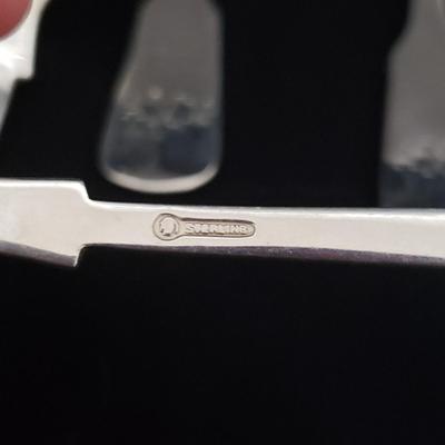 Sterling Silverware Collection with Wooden Storage Box (LR-KD)