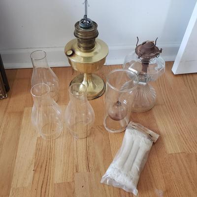 Oil Lamps and Hurricane Glasses (PB-KD)