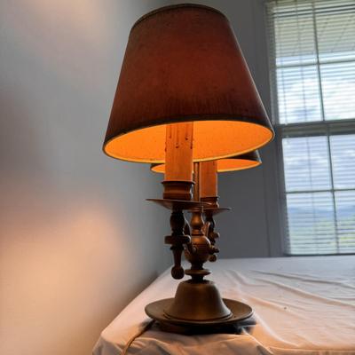 Vintage Bedside Vanity Lamp and Double Socket Brass Lamp (PB-DZ)