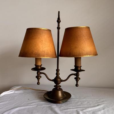 Vintage Bedside Vanity Lamp and Double Socket Brass Lamp (PB-DZ)