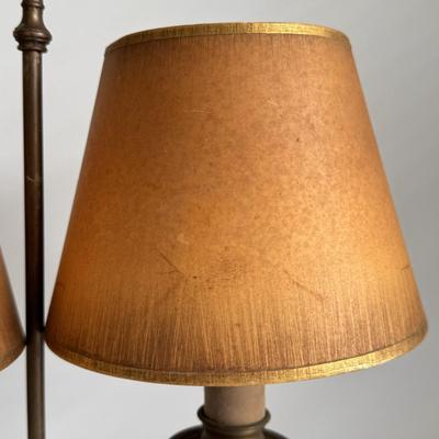 Vintage Bedside Vanity Lamp and Double Socket Brass Lamp (PB-DZ)