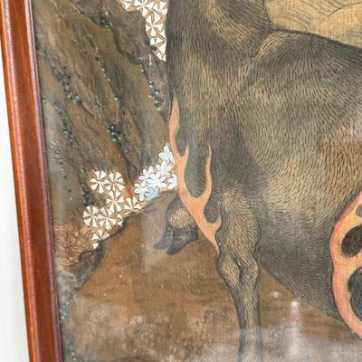 Framed Chinese Scroll (PB-DZ)