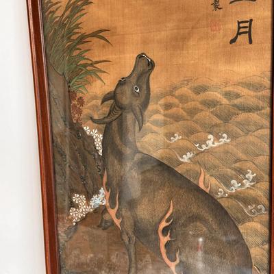 Framed Chinese Scroll (PB-DZ)