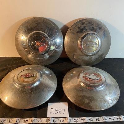 Vintage Chevy Hub Caps