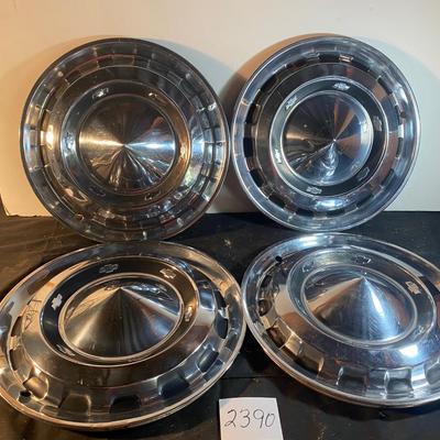 Vintage Chevy Hubcaps