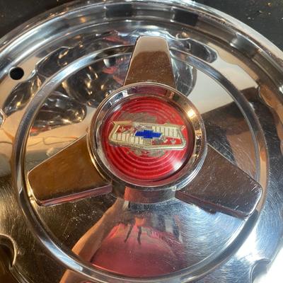 Vintage Chevy Hubcaps