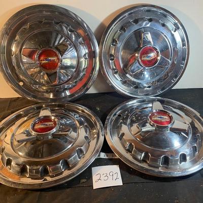 Vintage Chevy Hubcaps
