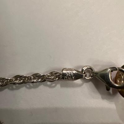 Vintage RCI 925 Charm Bracelet