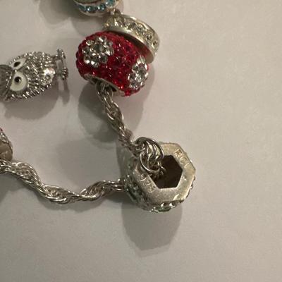 Vintage RCI 925 Charm Bracelet