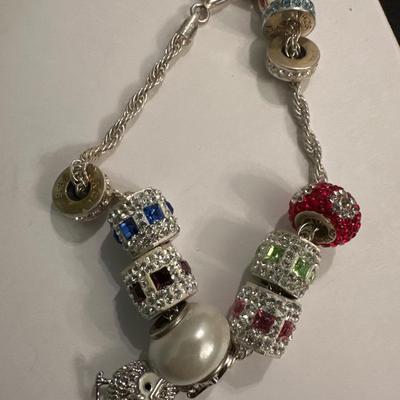 Vintage RCI 925 Charm Bracelet