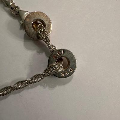 Vintage RCI 925 Charm Bracelet