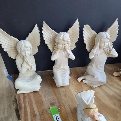 Lot of Angel Statues