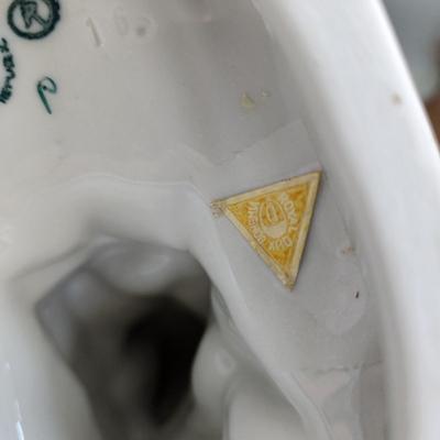 2 Parrot Cockatoo Porcelain Figurines Royal Dux Czech Republic , Italy