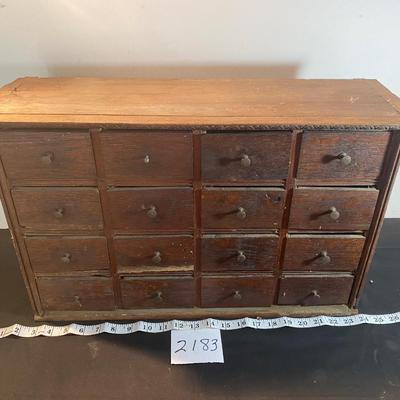 Vintage Wooden Organizer Box