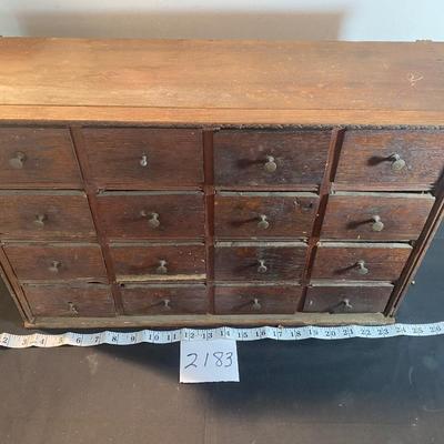 Vintage Wooden Organizer Box