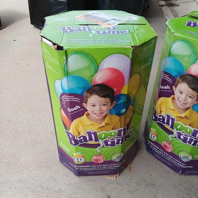 2 HELIUM BALLOON TANKS