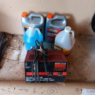 SPECTRUM BATTERY CHARGER/BOOSTER, ANTIFREEZE AND WASHER FLUID