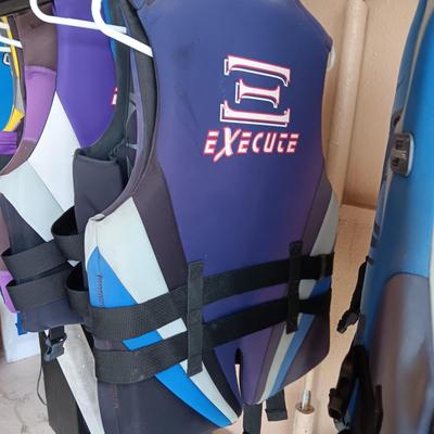 3 ADULT LIFE VESTS (SMALL & LARGE)