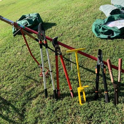 Extension Pole Saw Pruners Garden Tool Lot