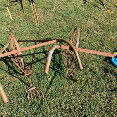 Antique Plows Lot