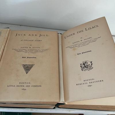 Louisa M. Alcott Book Collection 1896 (LR-RG)