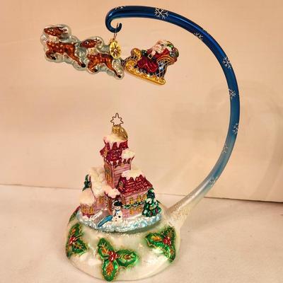 Lot #302 Christopher Radko 3 Piece Set "Midnight Magic"