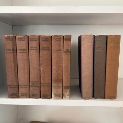 John Galsworthy & Joseph Conrad Book Collections (LR-RG)
