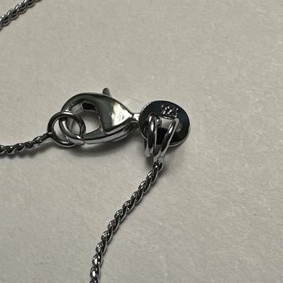 Sterling 925 whale tail necklace