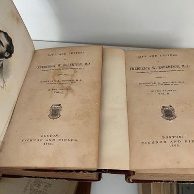 Robertson’s Sermons Vol 1-5 (1886) & More (LR-RG)