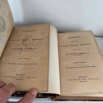 Robertson’s Sermons Vol 1-5 (1886) & More (LR-RG)