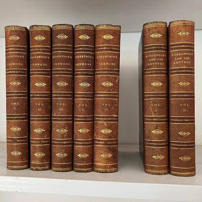Robertson’s Sermons Vol 1-5 (1886) & More (LR-RG)