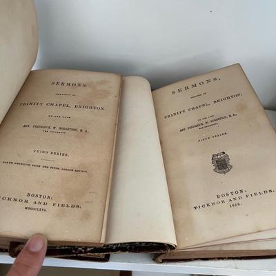 Robertson’s Sermons Vol 1-5 (1886) & More (LR-RG)
