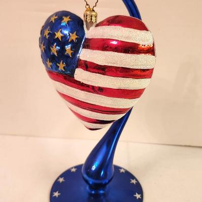 Lot #321 Christopher Radko Ornament on Stand
