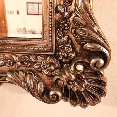Lot #324 Vintage Beveled Wall Mirror - good looking