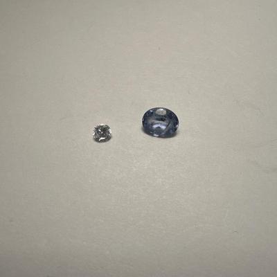 Loose stones - clear and blue