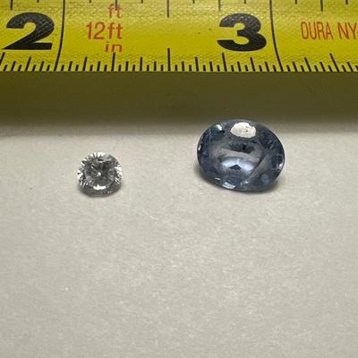 Loose stones - clear and blue