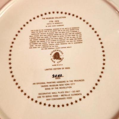 Lot #330 Set of 6 collector plates - American Revolution Series