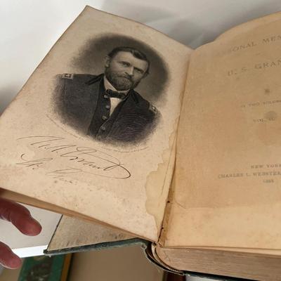 Personal Memoirs of U.S. Grant Plus More U.S Military & Political Books (LR-RG)