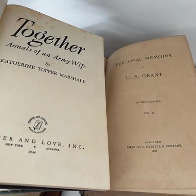 Personal Memoirs of U.S. Grant Plus More U.S Military & Political Books (LR-RG)