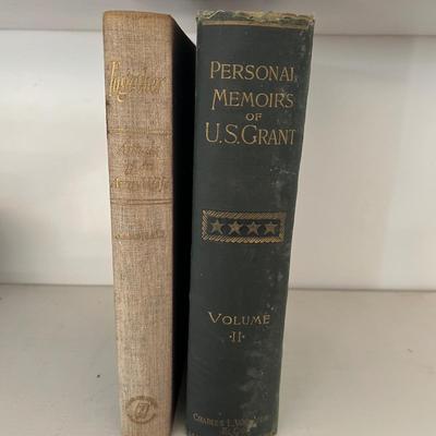 Personal Memoirs of U.S. Grant Plus More U.S Military & Political Books (LR-RG)