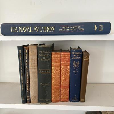 Personal Memoirs of U.S. Grant Plus More U.S Military & Political Books (LR-RG)