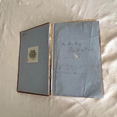 Antique Book Ends & Leather bound Books (LR-RG)