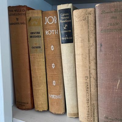 Fiction & Non Fiction - Large Lot of Antique Books (LR-RG)