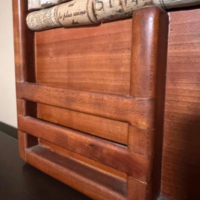 MCM Teak Wood Cork Board