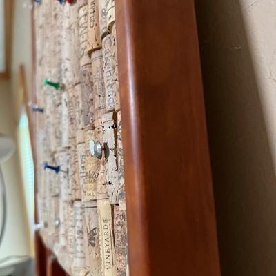 MCM Teak Wood Cork Board