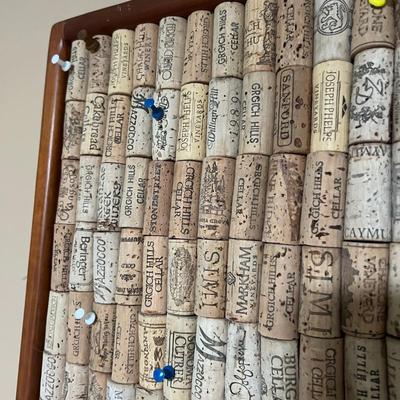 MCM Teak Wood Cork Board