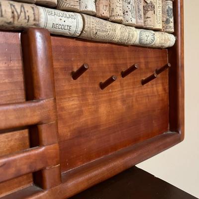 MCM Teak Wood Cork Board
