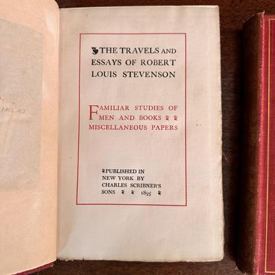 Robert Louis Stevenson Antique Books (LR-DZ)