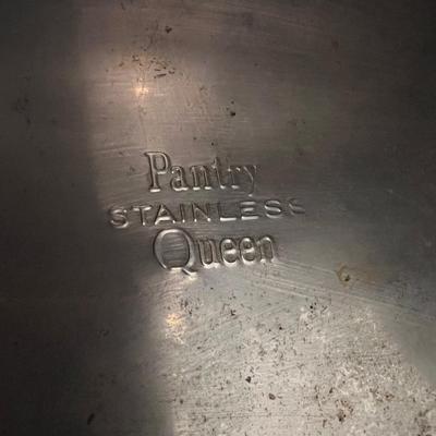 Vintage Pantry Queen Bread Box MCM Chrome Stainless Vented