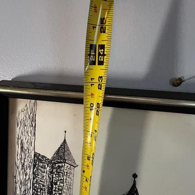 Original Pen & Ink Framed Art Drawing